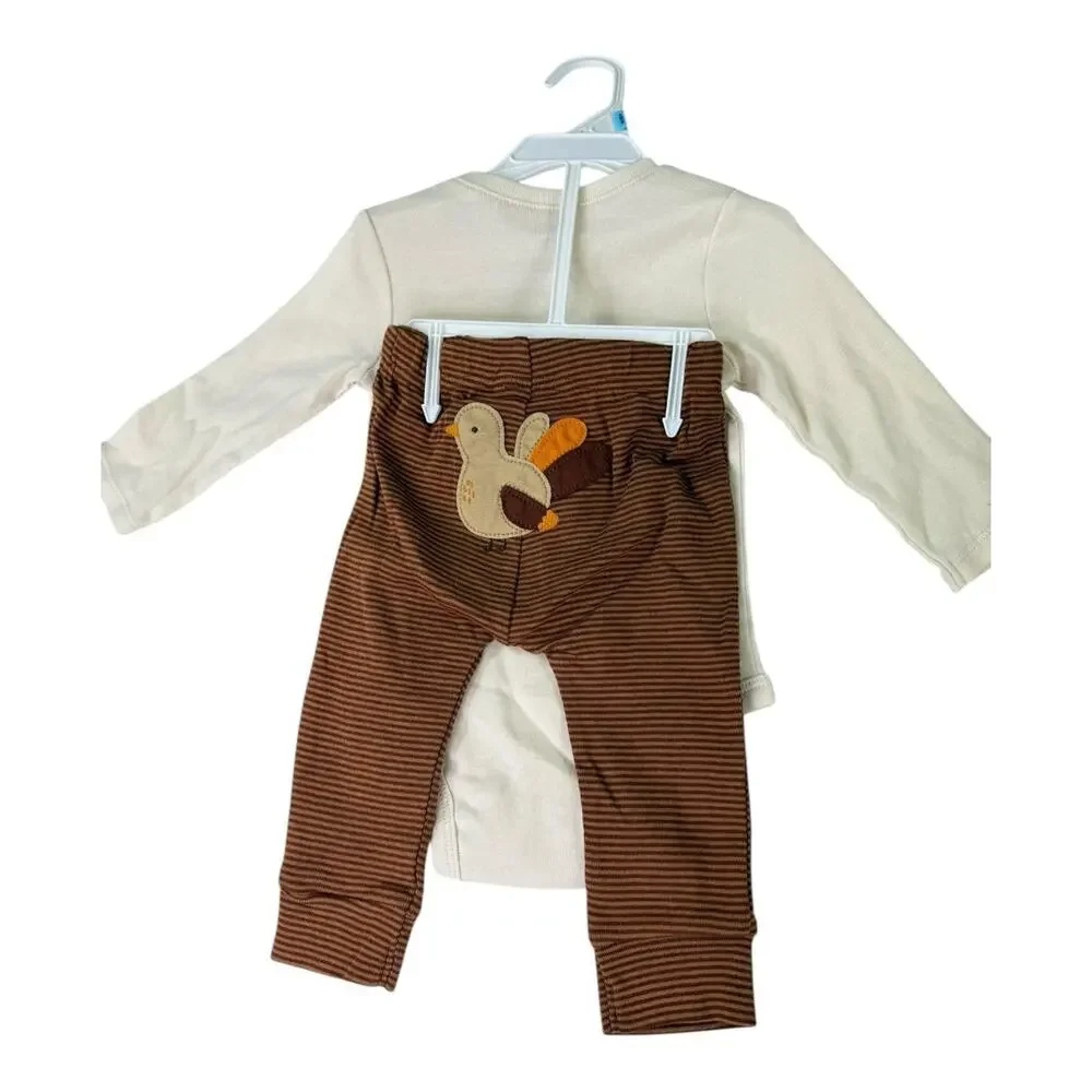 7 Pc Lot 6 Mo Carter's 1st Thanksgiving Set &‎ Baby 5-Pack Short-Sleeve Bodysuit